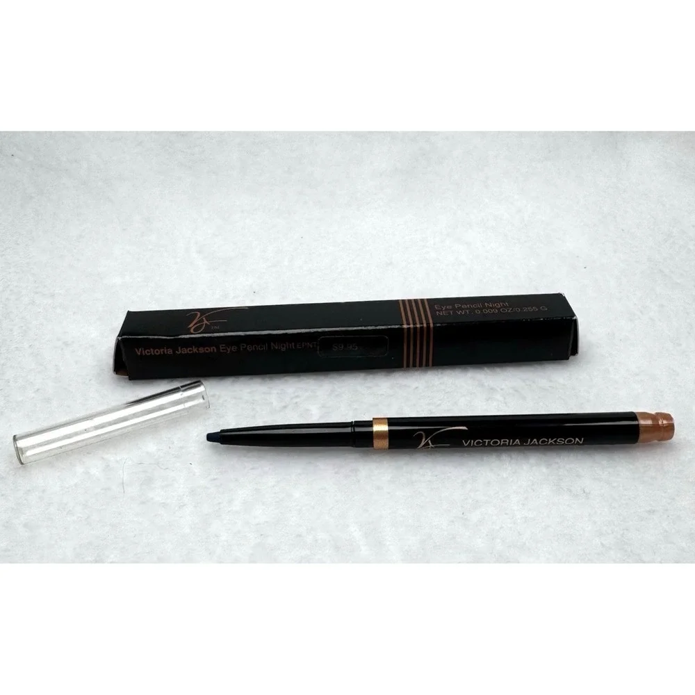 NIB VTG NOS 90s‎ Victoria Jackson Eye Pencil NIGHT Dark Blue Eyeliner Makeup